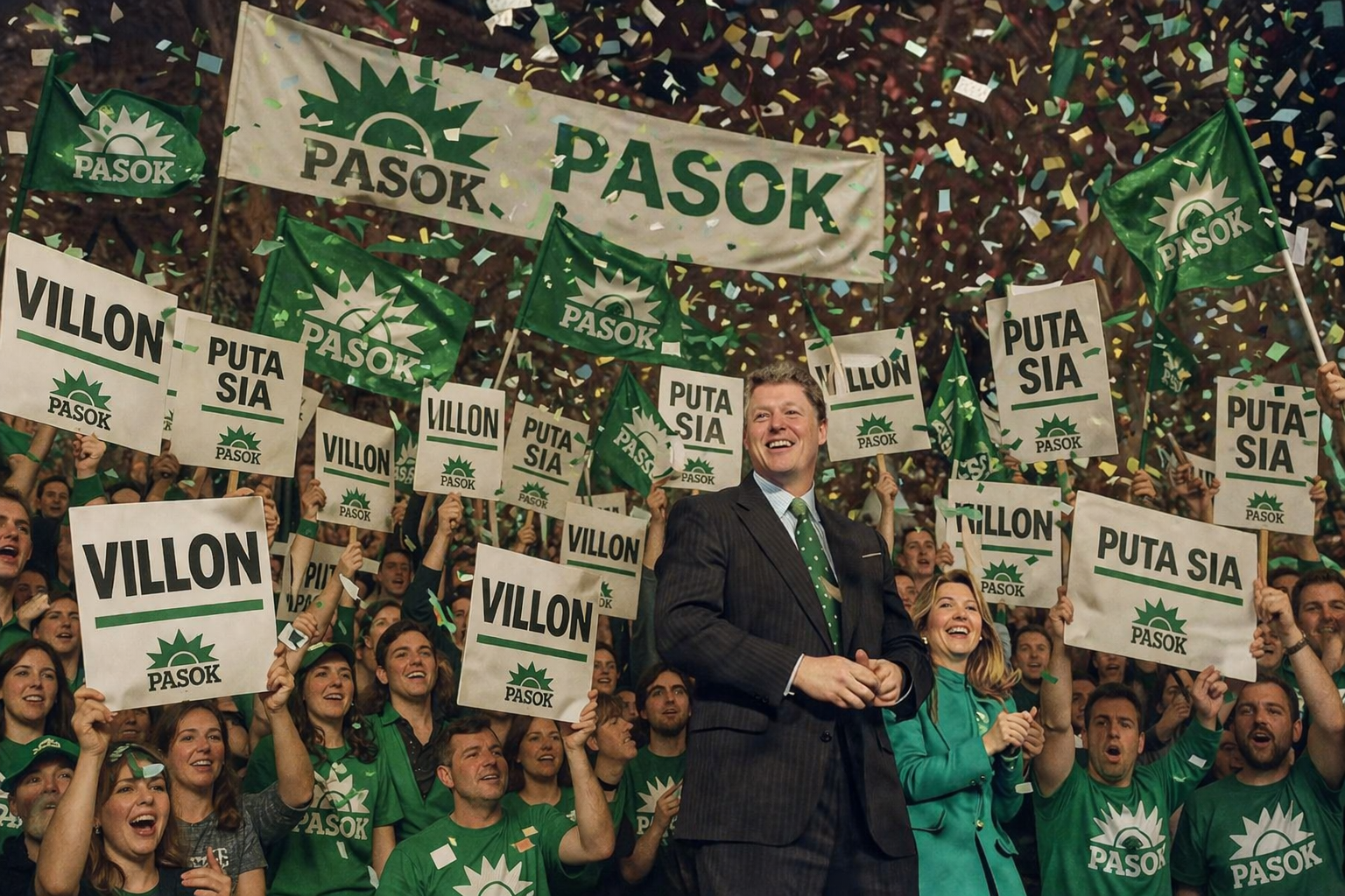 Villinton ganó con el 78% y habló de una reforma constitucional en un acto masivo en Soulgrado